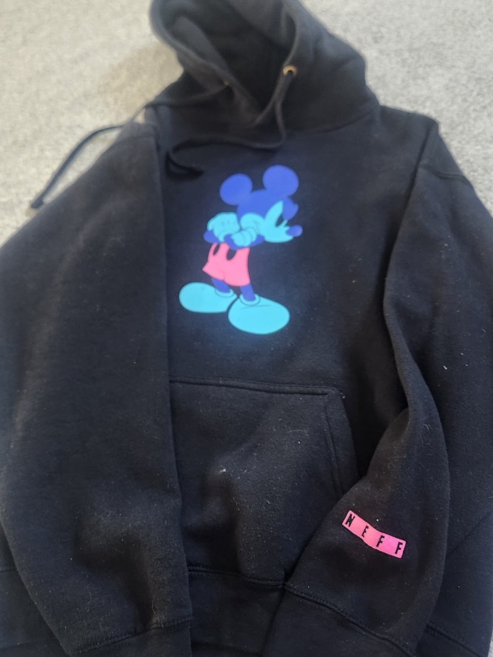 Neff x Disney Mickey Mouse Black Hoodie